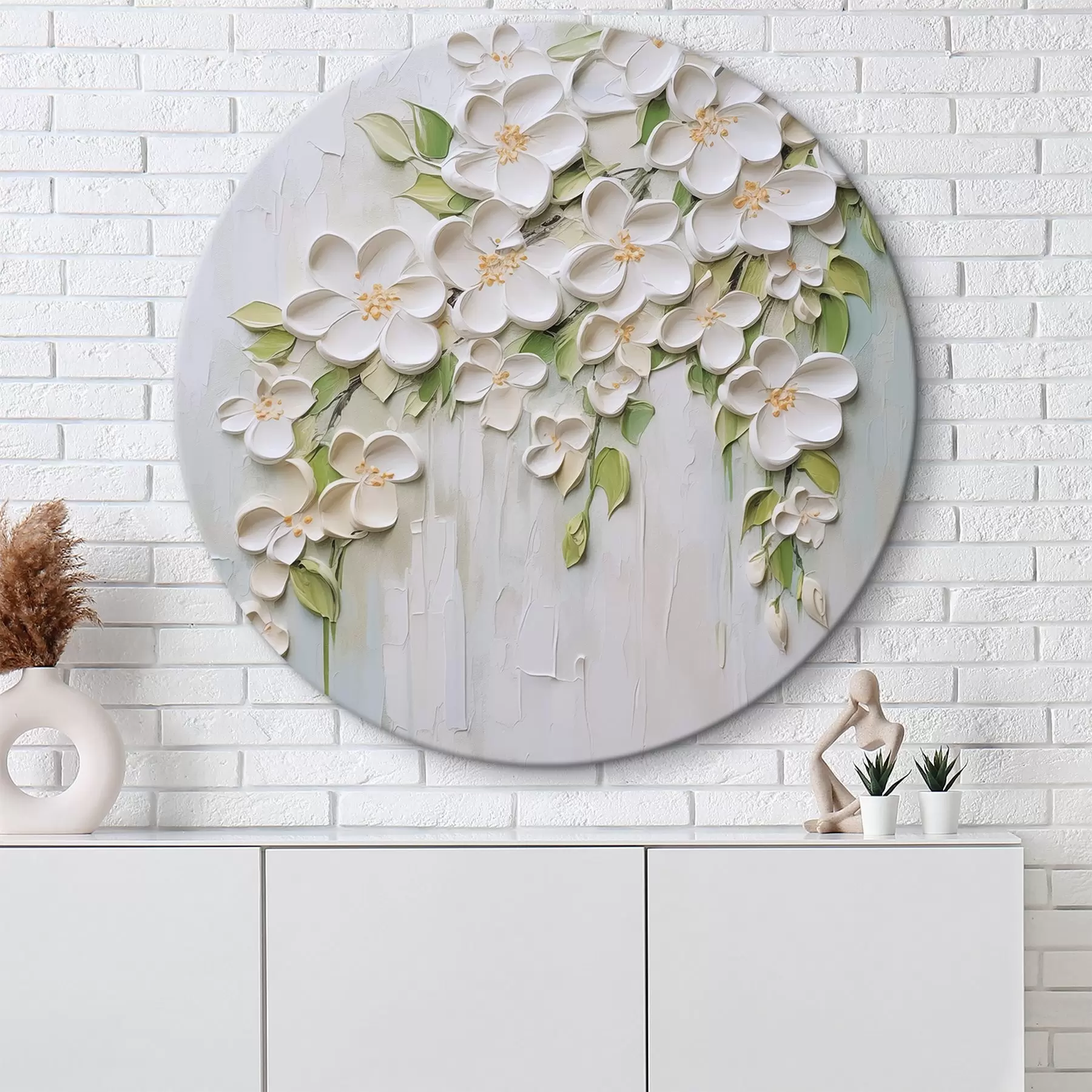 fotótapéta Absztrakt virágok festmény utánzat r46755