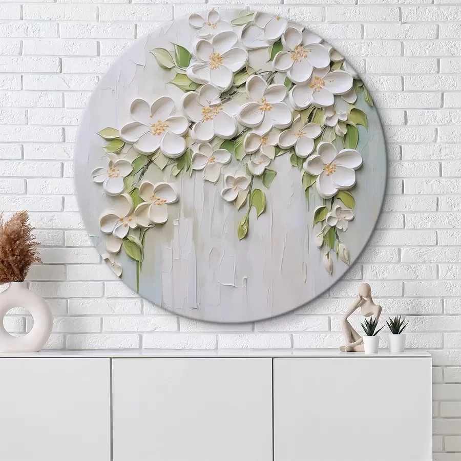 fotótapéta Absztrakt virágok festmény utánzat r46755