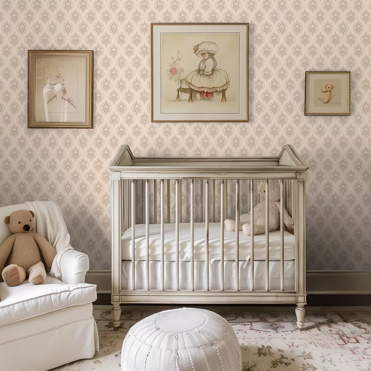 Háttérkép Púderes cseppmotívumok virággal meleg háttér előtt a00977v2