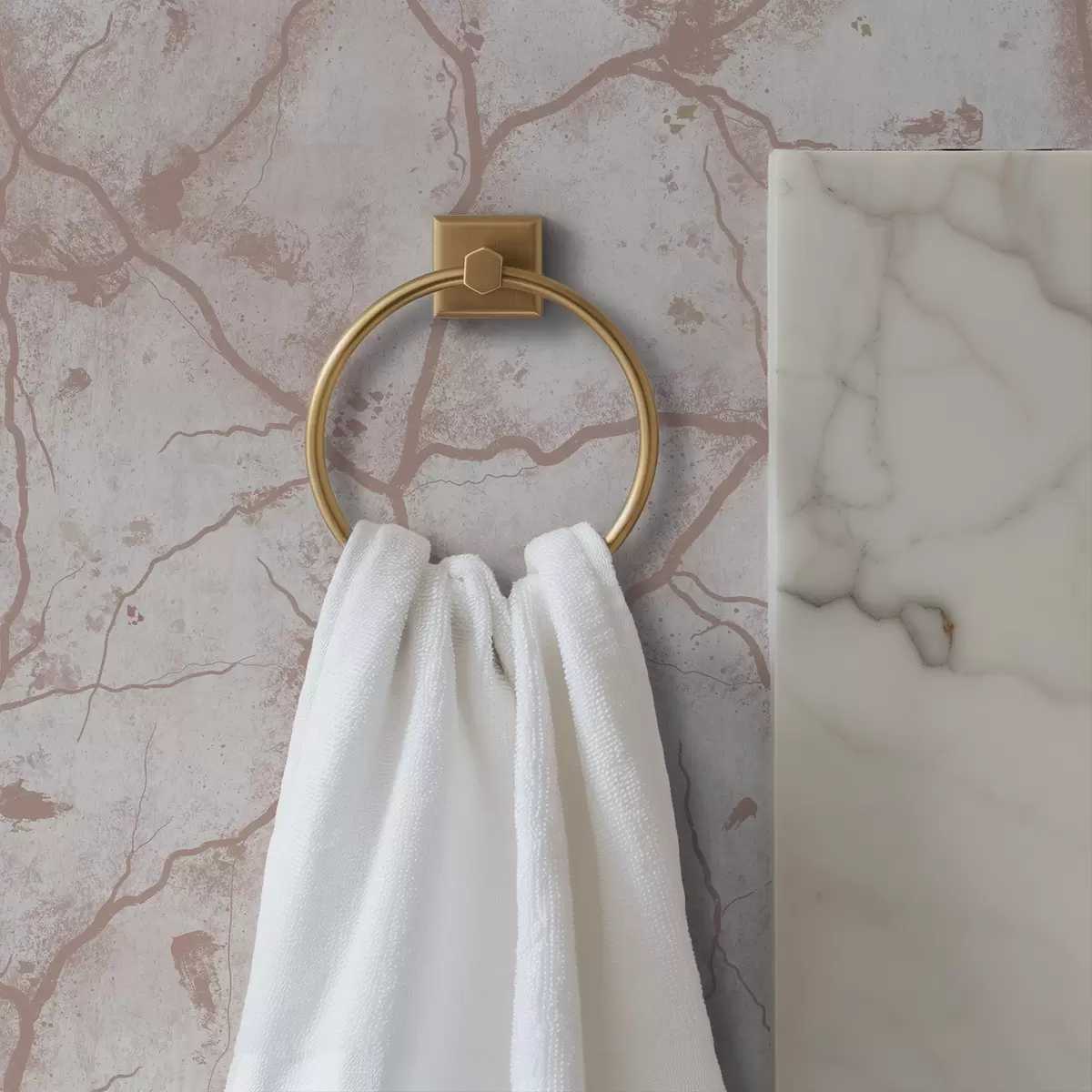 Háttérkép Könnyű beton rózsaszín repedésekkel és foltokkal a00987