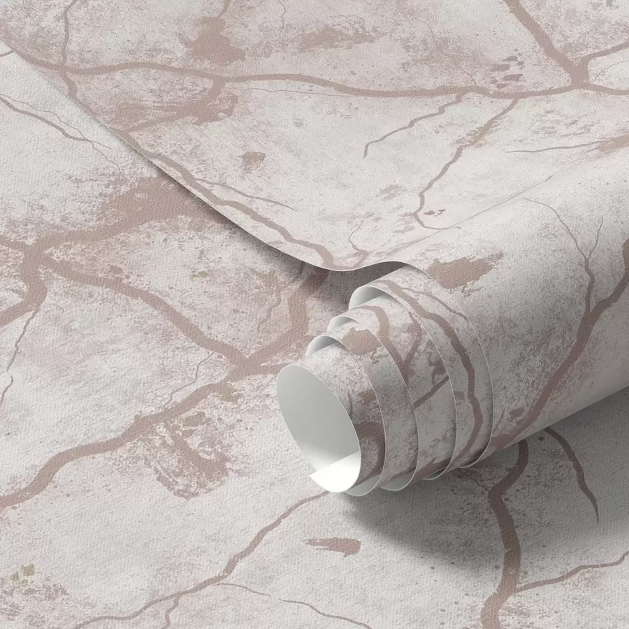 fotószőnyeg Könnyű beton rózsaszín repedésekkel és foltokkal a00987
