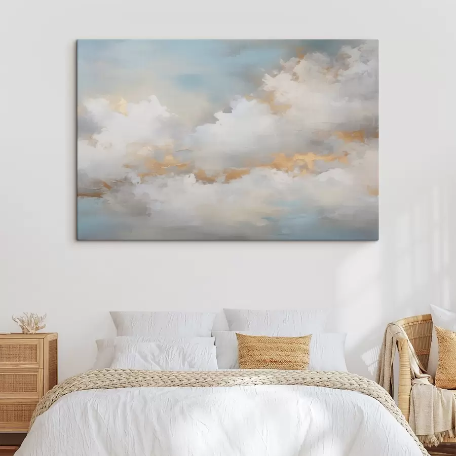 fotótapéta Ég és felhők festmény utánzat s46760