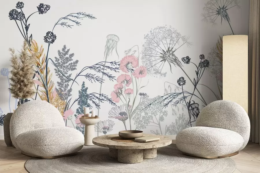 fotószőnyeg Vadvirágok w04943v2