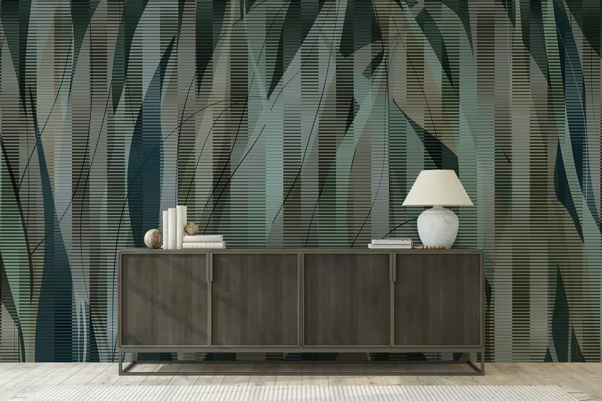 fotószőnyeg Összefonódó elemek w04945v2