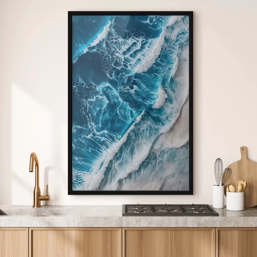 fotószőnyeg Tengeri hullámok f46793