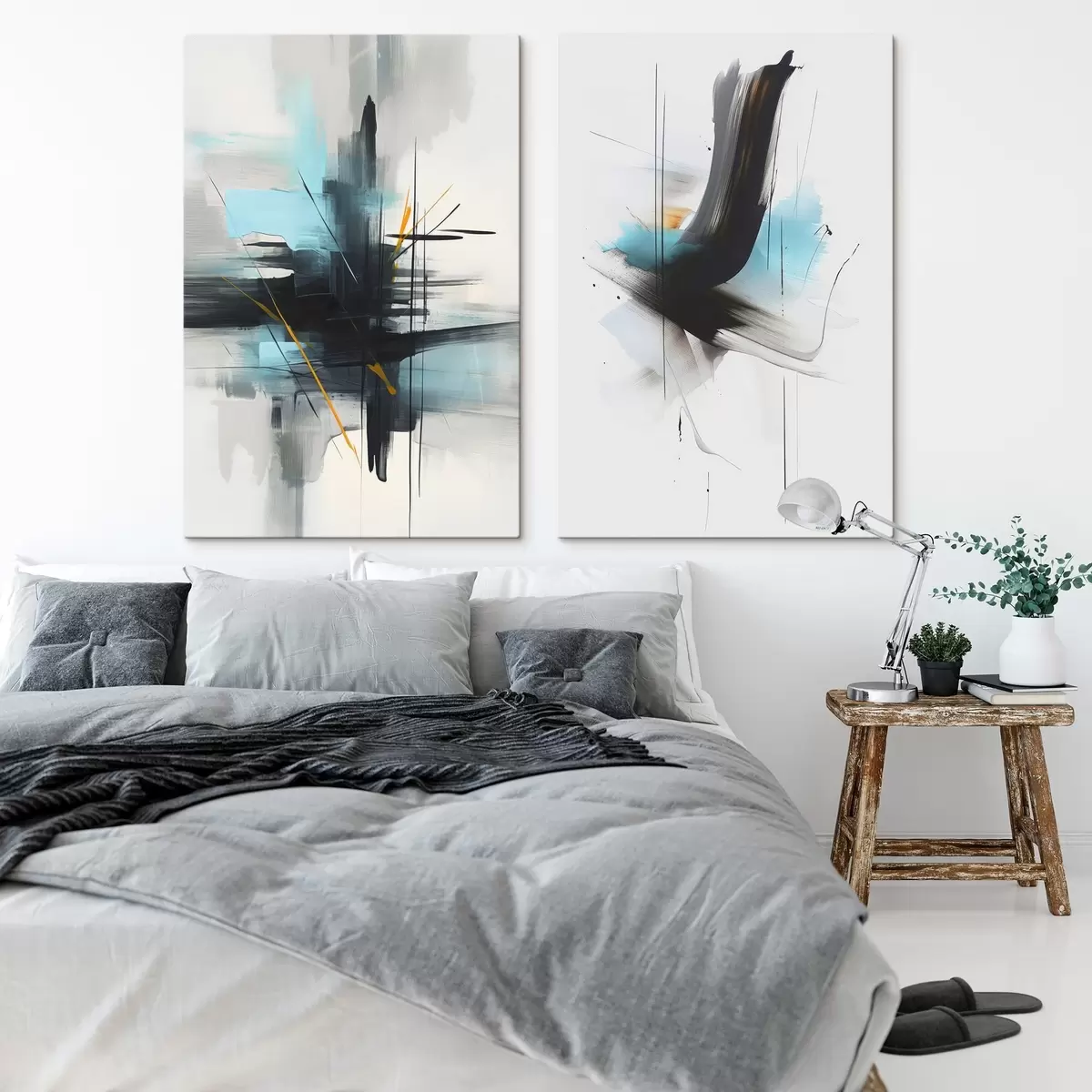 fotótapéta Absztrakció, fröccsenések és ecsetvonások imitációjával m01037