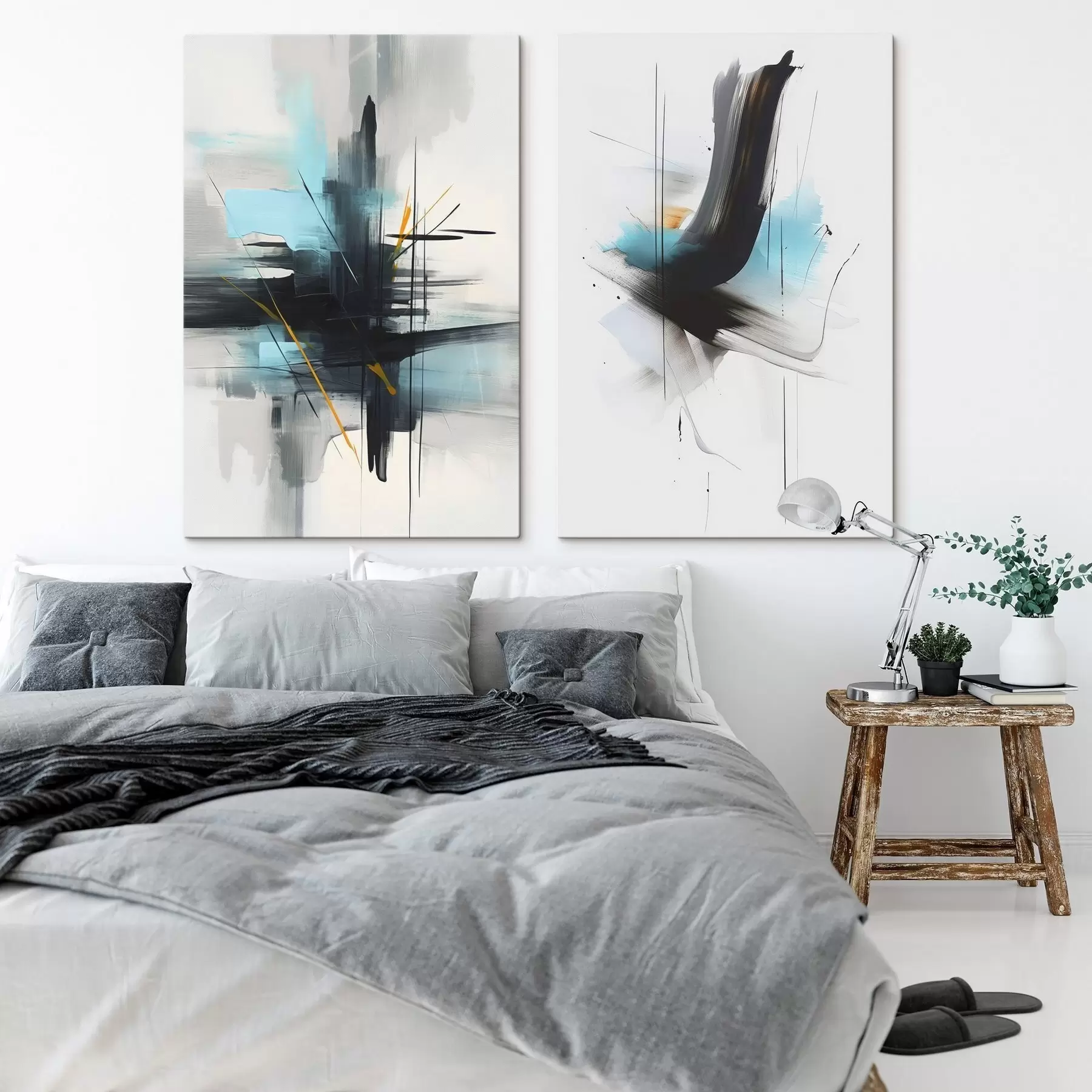 fotótapéta Absztrakció, fröccsenések és ecsetvonások imitációjával m01037