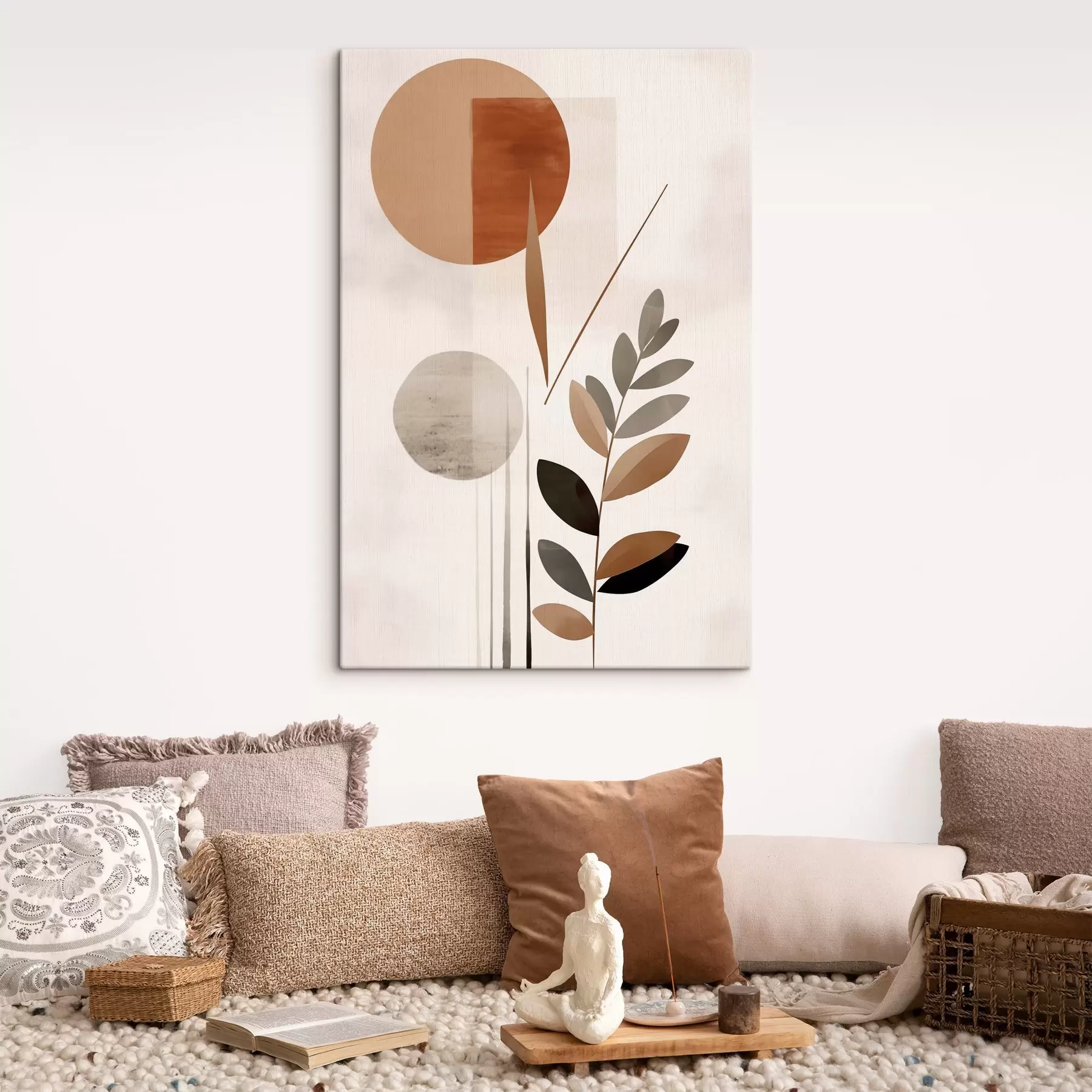 fotótapéta Absztrakció egy növény segítségével s46781