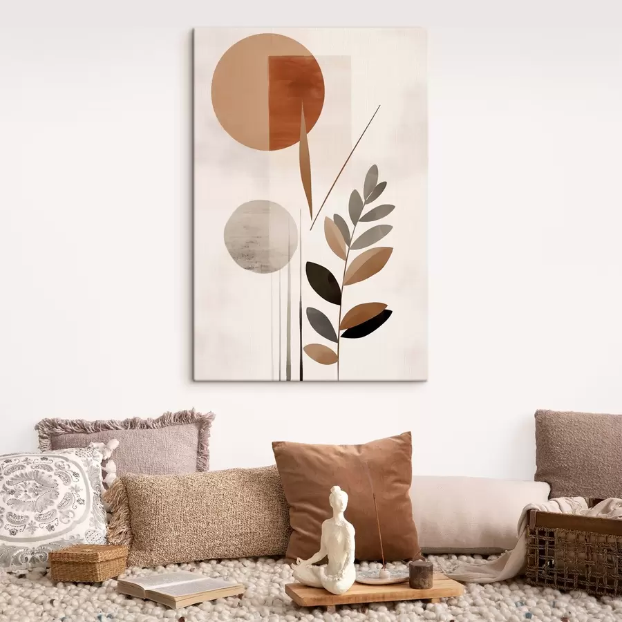 fotótapéta Absztrakció egy növény segítségével s46781