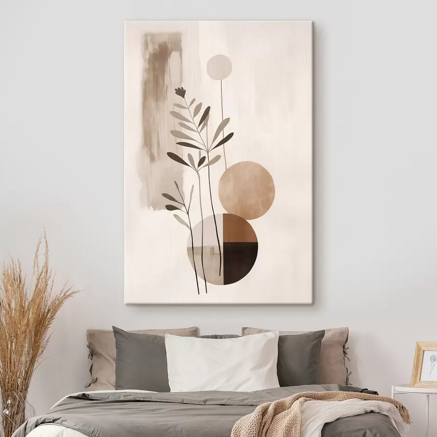 fotótapéta Absztrakció egy növény segítségével s46782