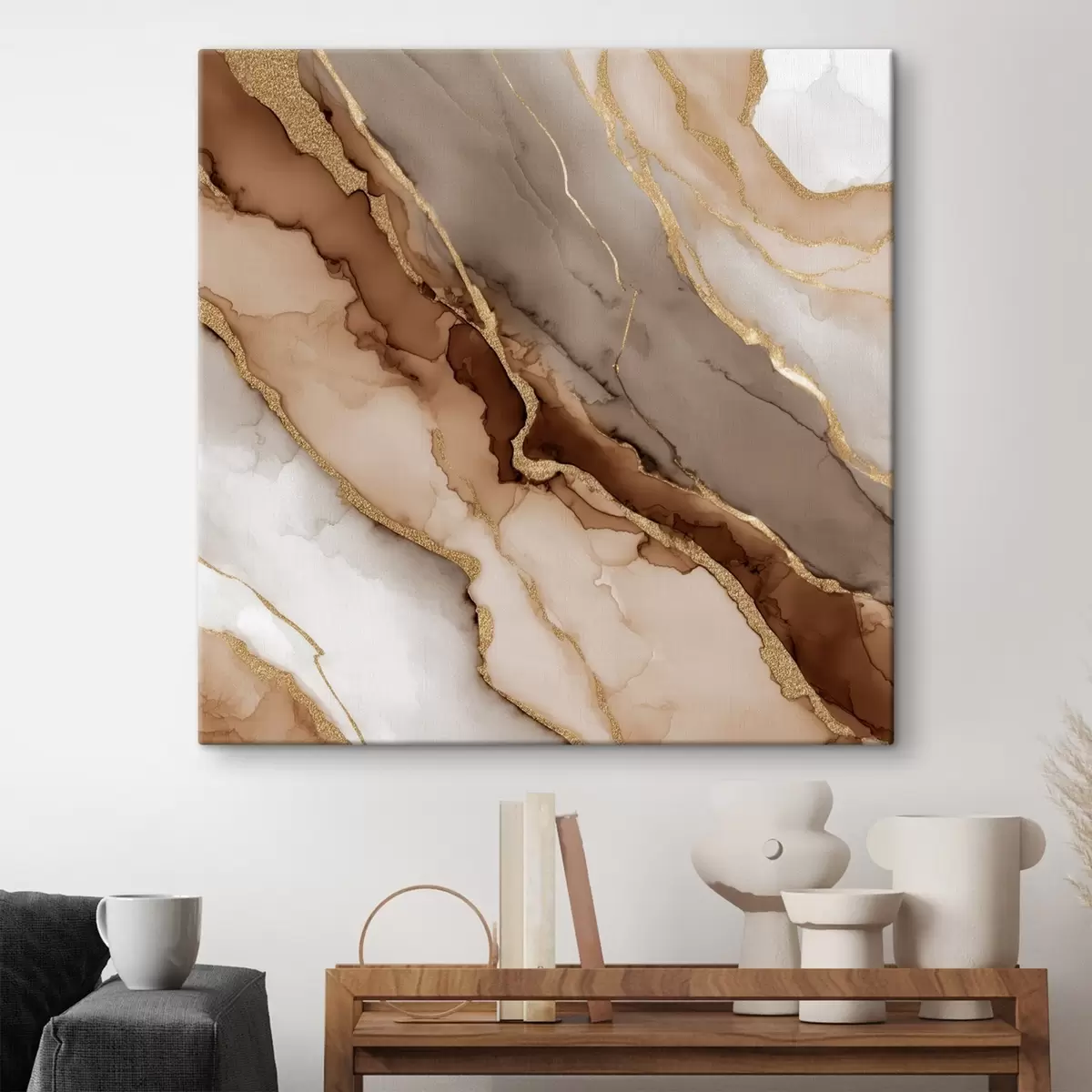 fotótapéta Művészi stílusú, texturált kőmotívum s46643