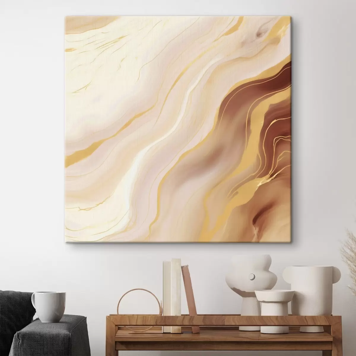 fotótapéta Természetes színátmenetekkel rendelkező kompozíció s46661