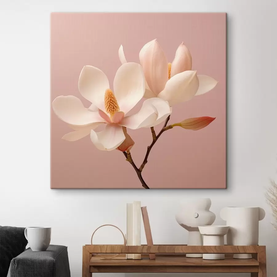 fotótapéta Finom virágszirmok pasztell színpalettában s46666