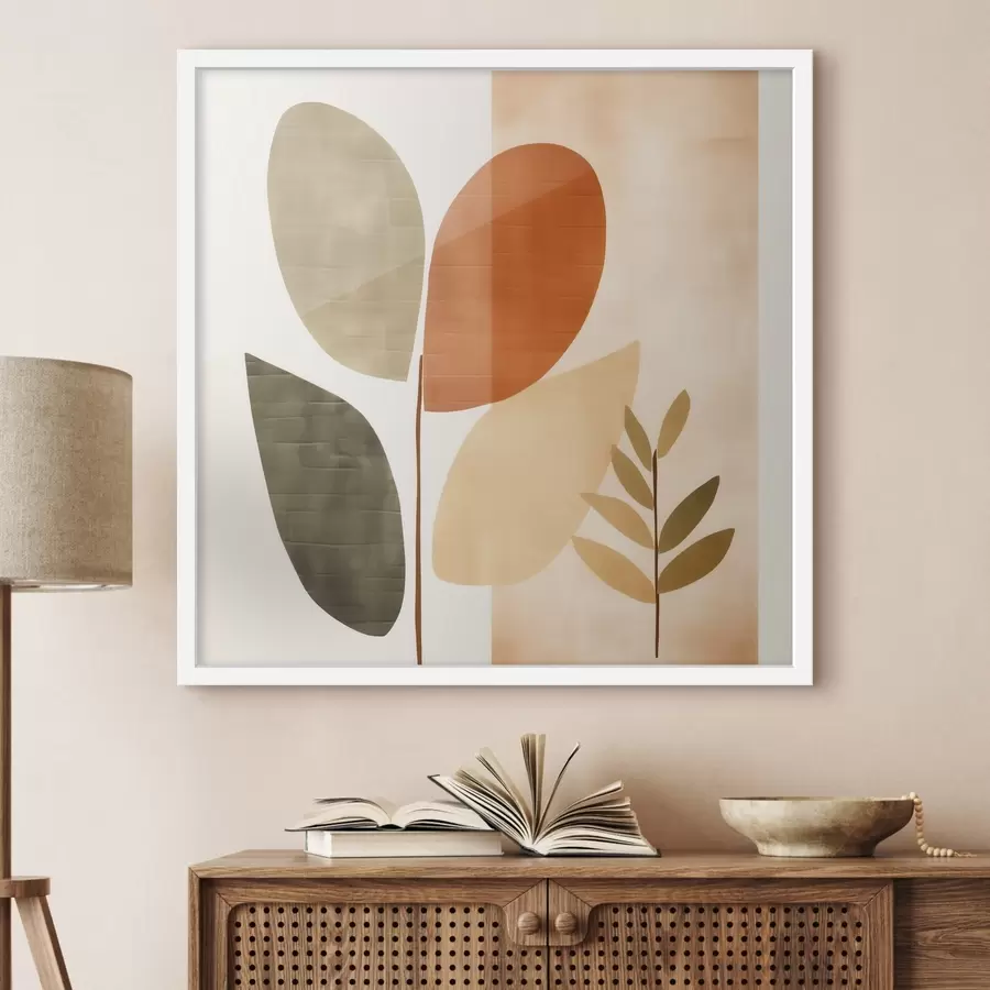 fotószőnyeg Minimalista lombozat művészi stílusban f46644