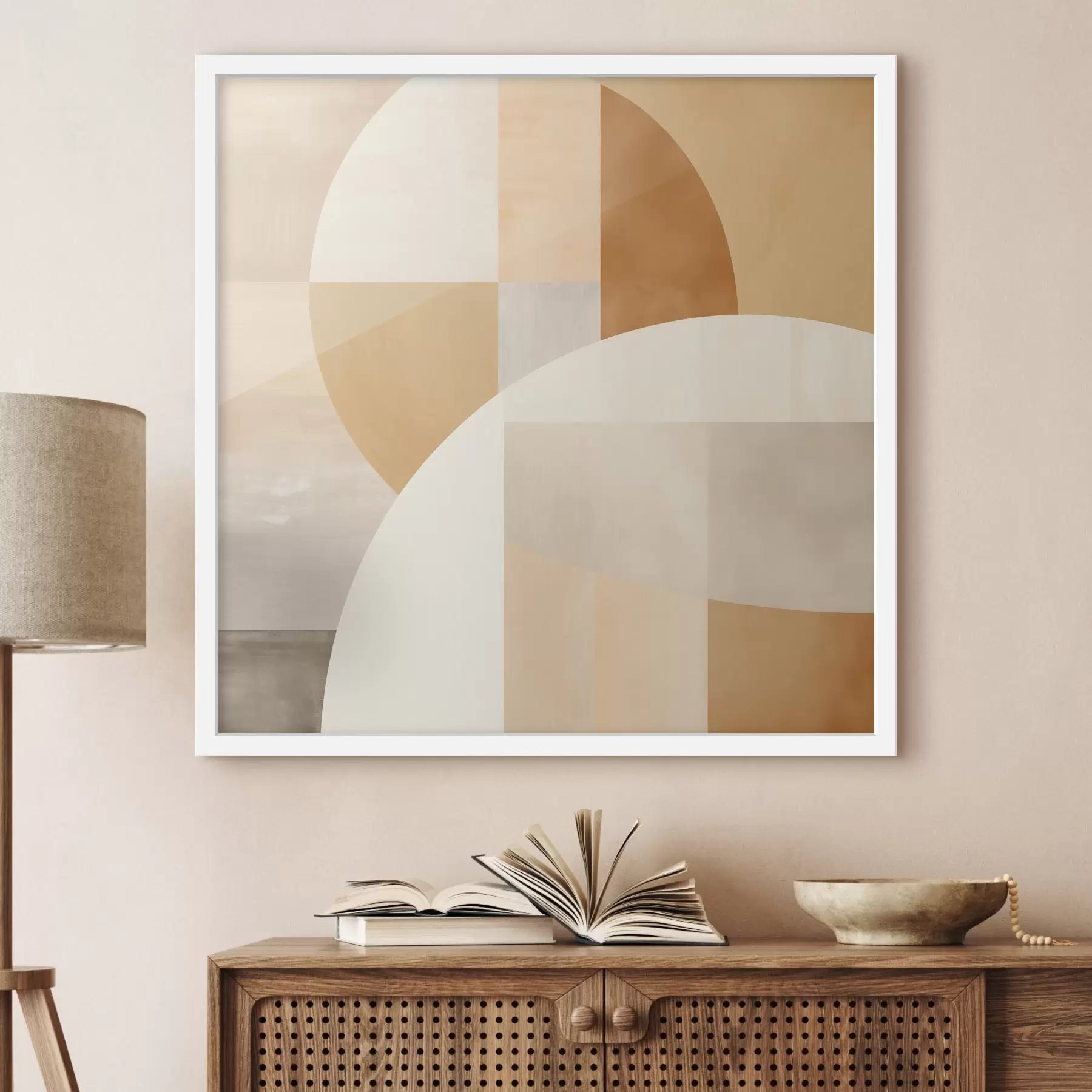 fotószőnyeg Művészi geometria pasztell tónusokban f46650