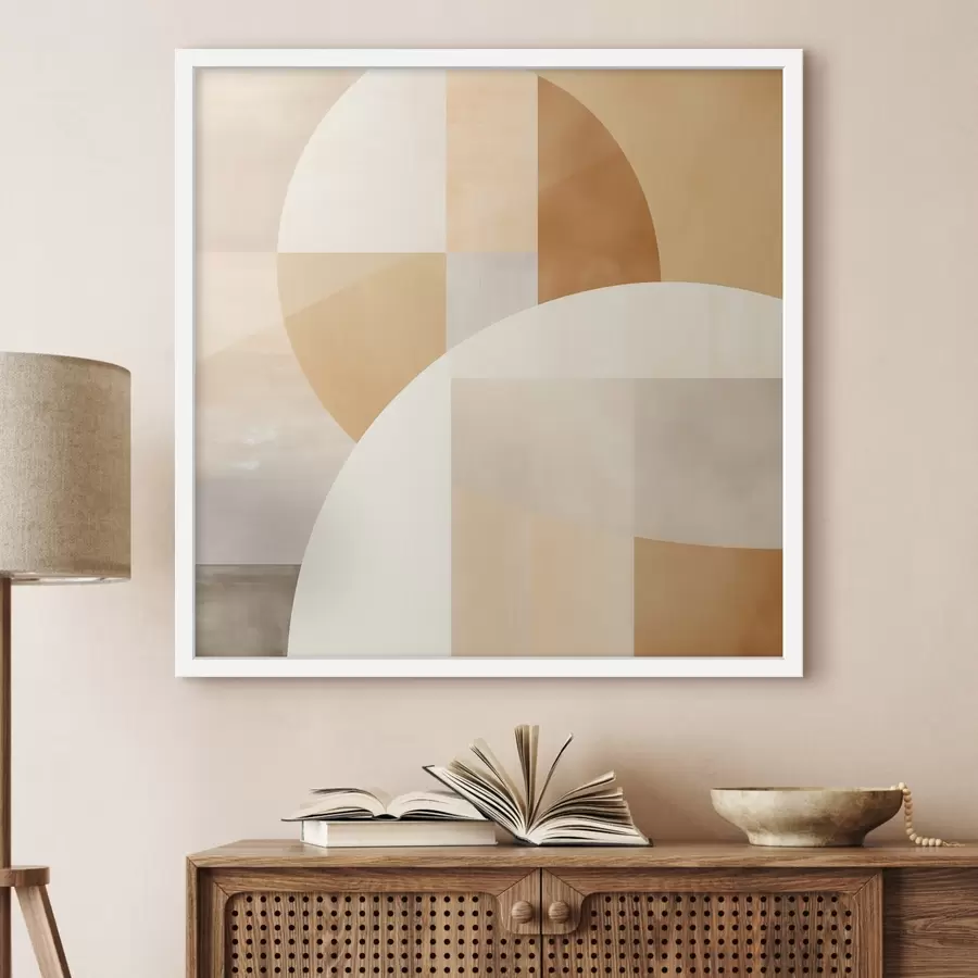 fotószőnyeg Művészi geometria pasztell tónusokban f46650