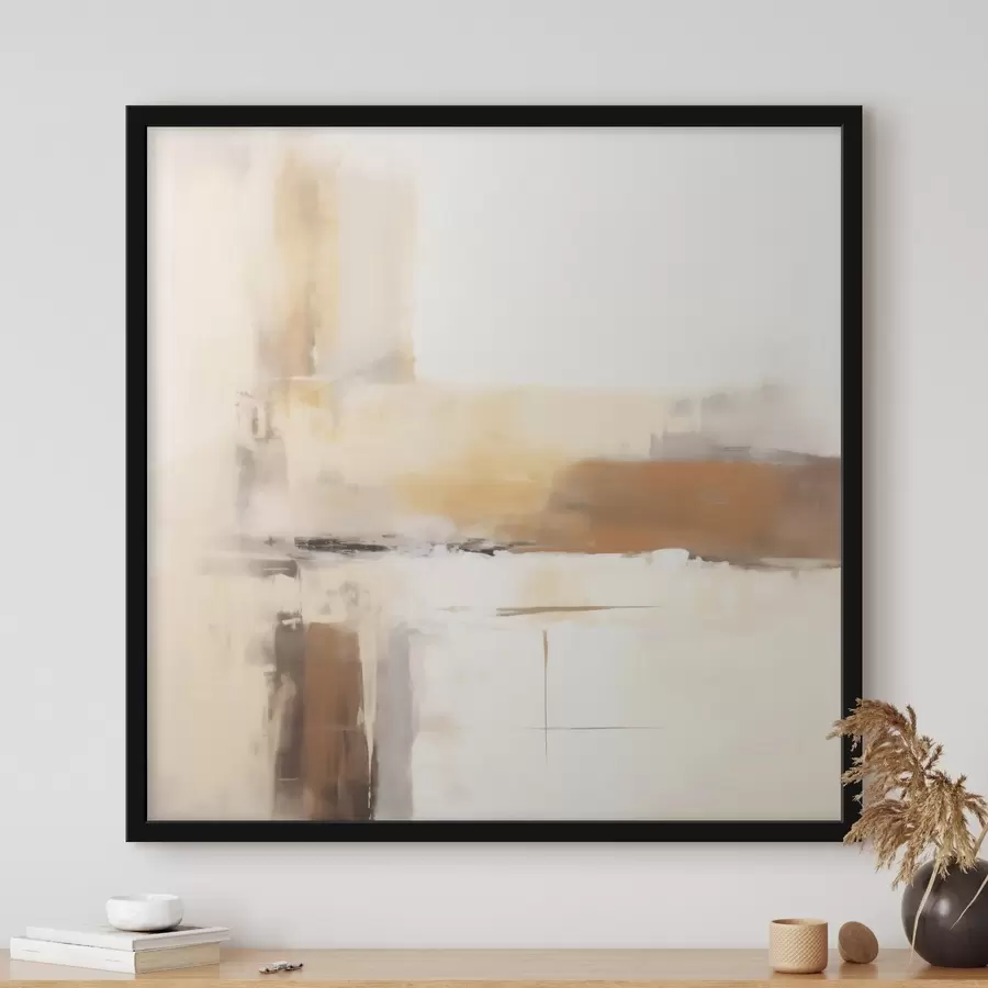 fotószőnyeg Könnyű absztrakt kompozíció meleg tónusokban f46654