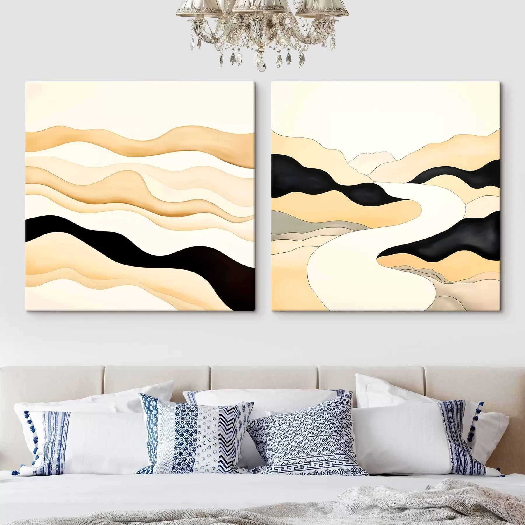 fotótapéta A természetes ritmusok ihlette absztrakt formák m00992