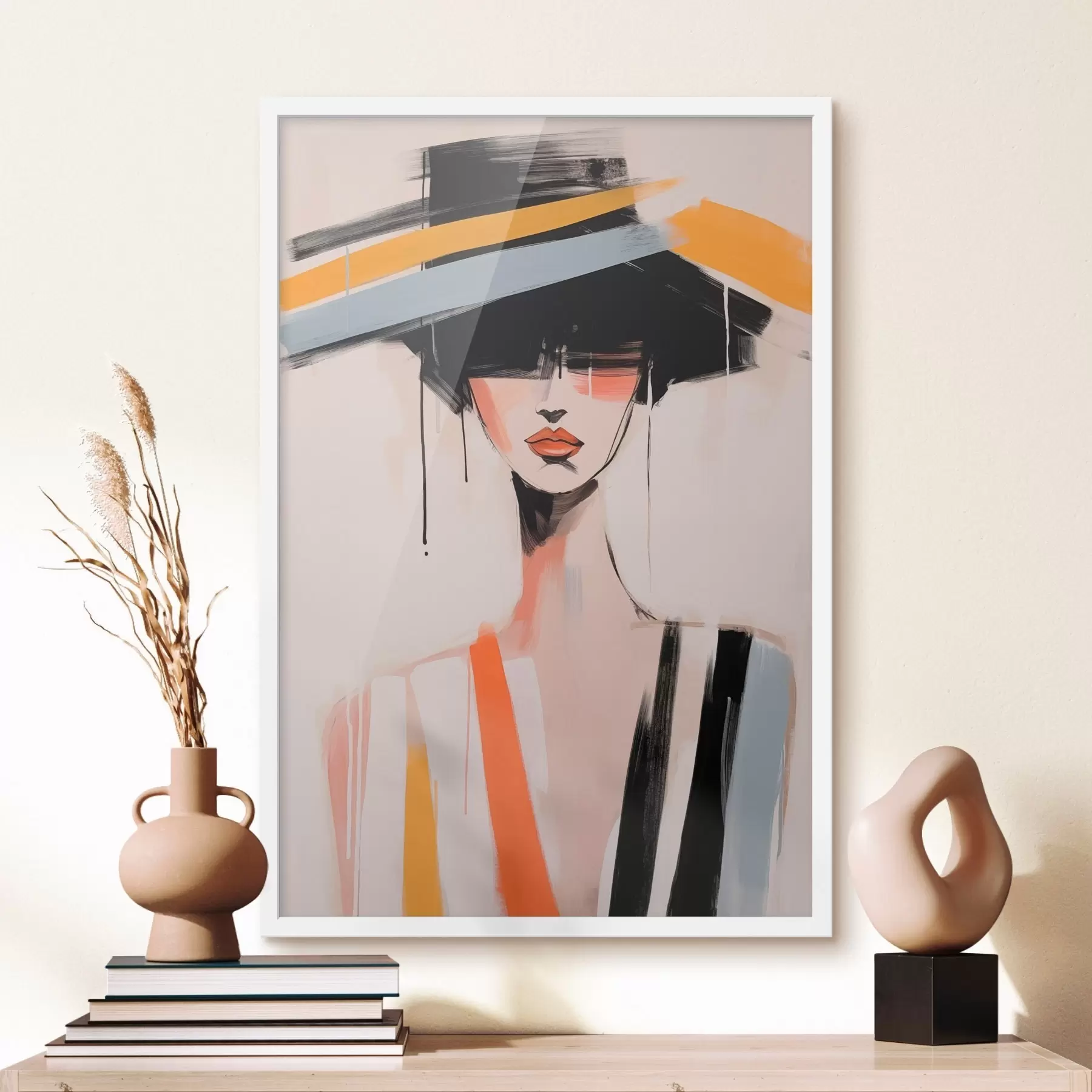 fotószőnyeg Kubista portré f46809