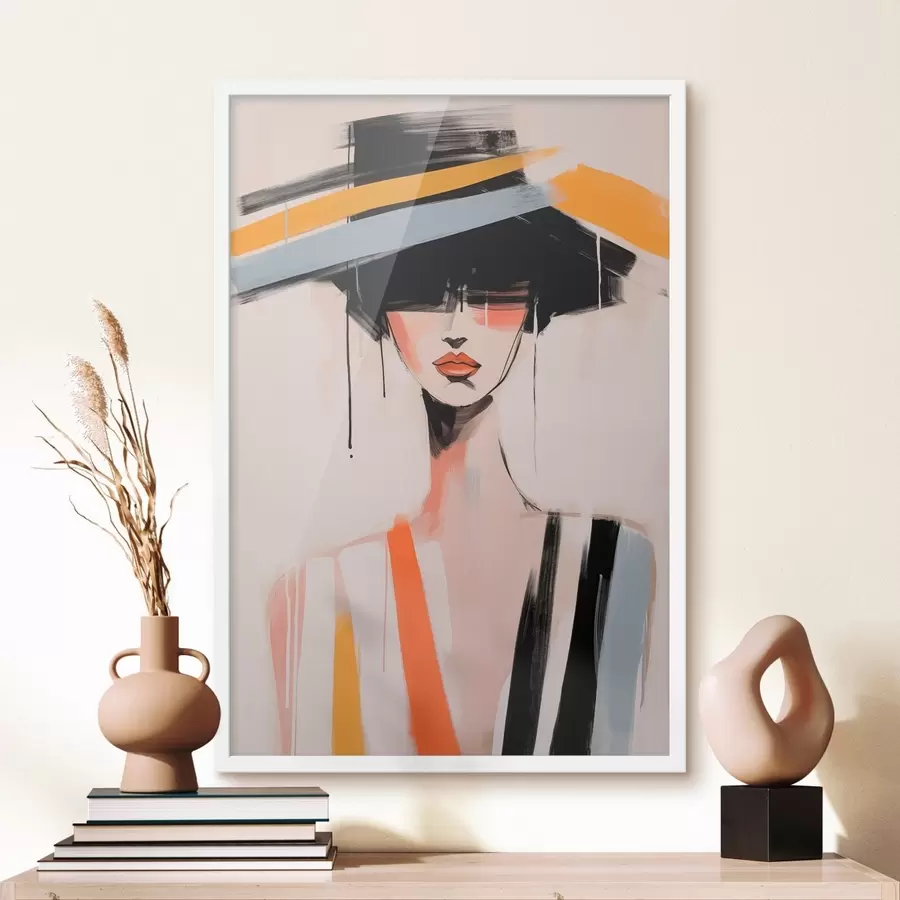 fotószőnyeg Kubista portré f46809