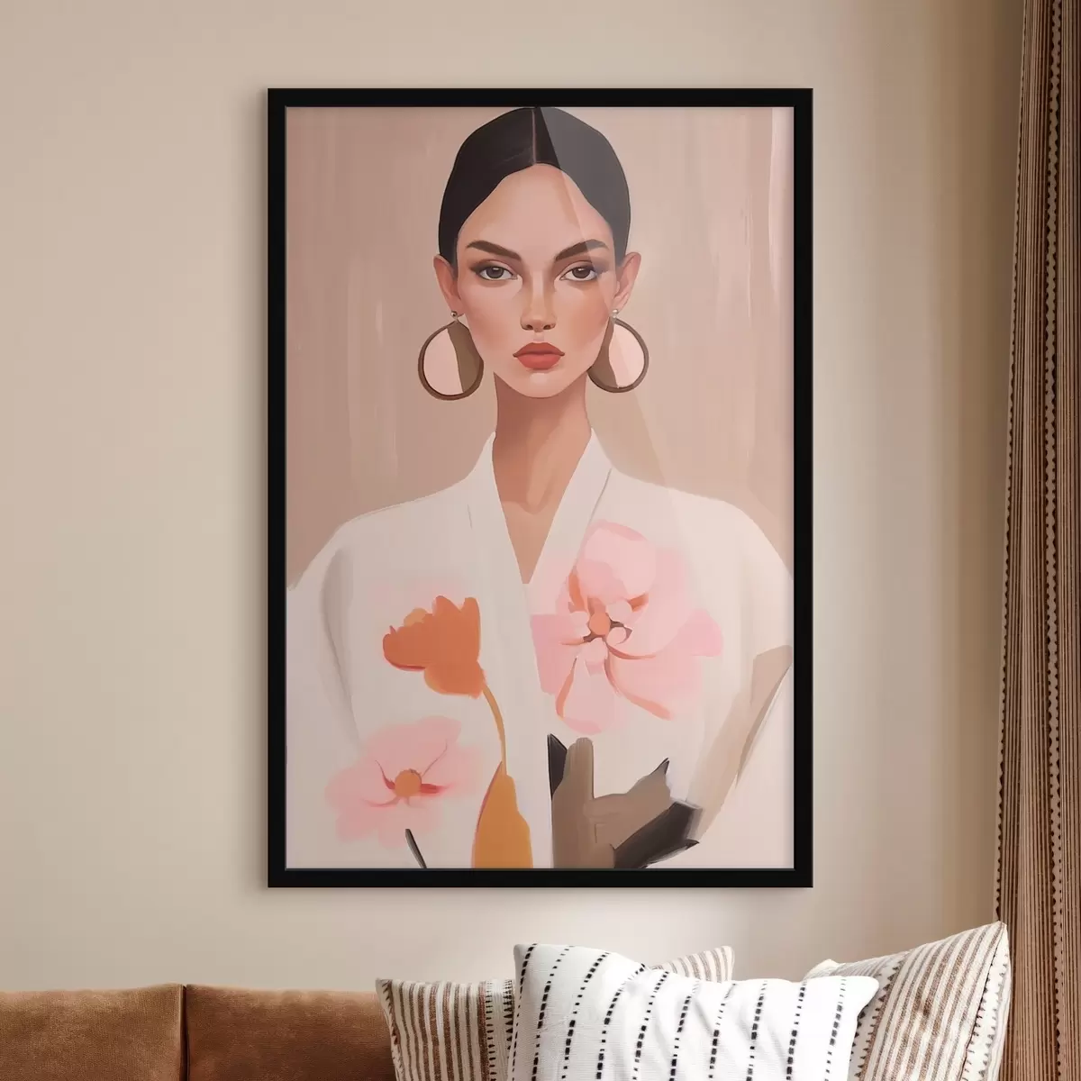 Plakát a sziklán Egy lány portréja f46815