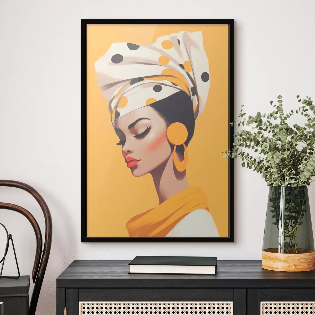 Plakát a sziklán Egy lány portréja f46820