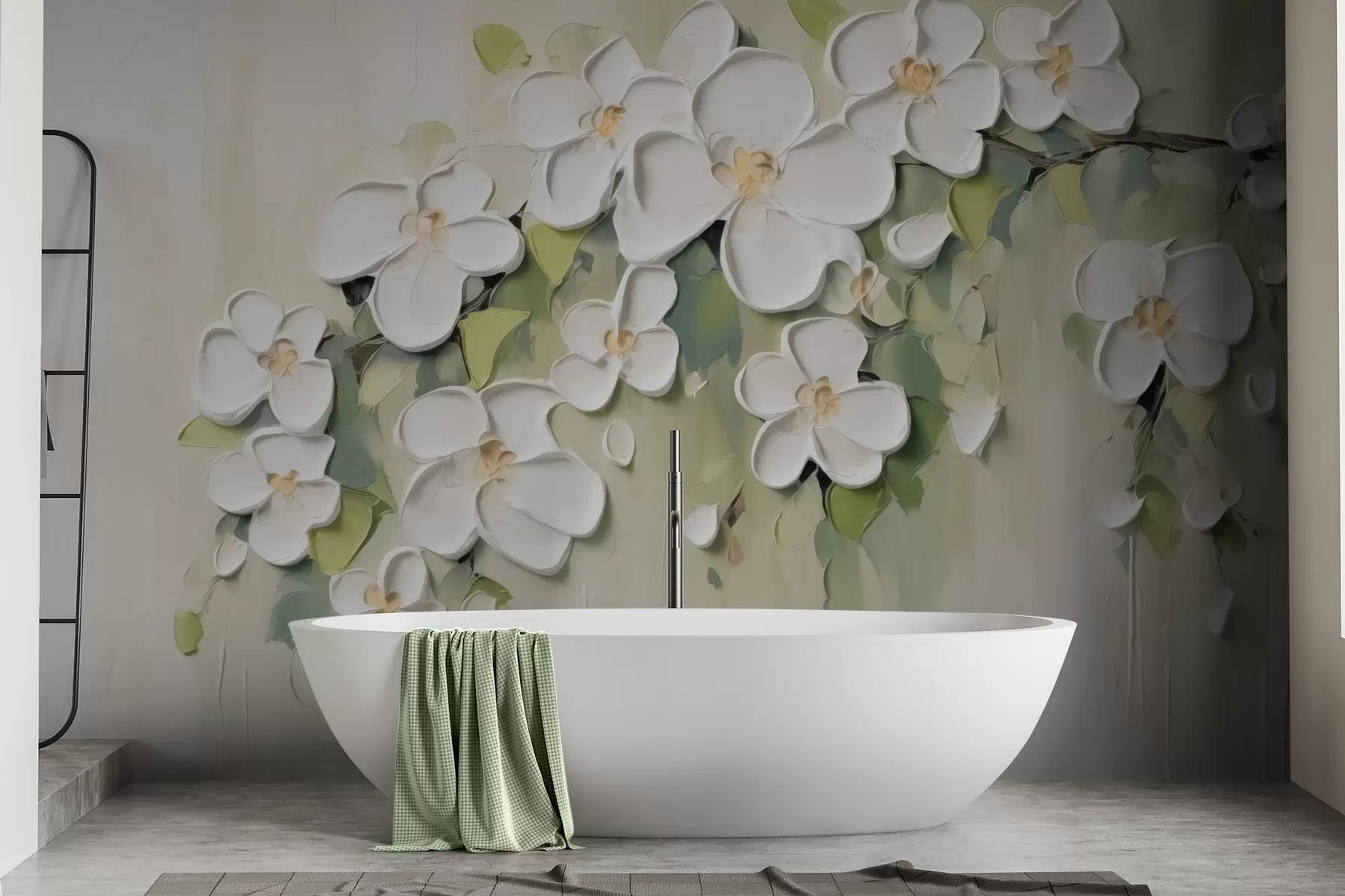 fotószőnyeg Virágos ág w04978