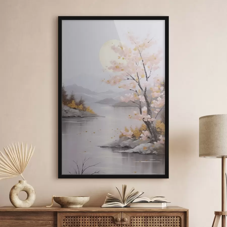 fotószőnyeg Absztrakt tájképfestészet f46840