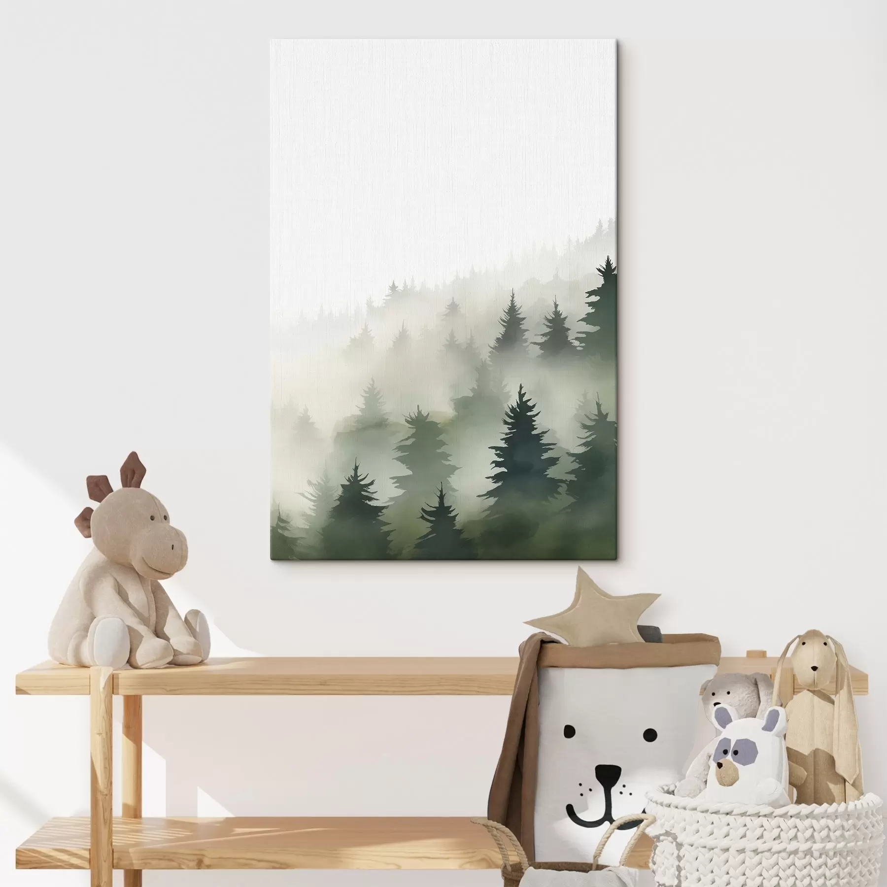 fotótapéta Ködös erdő s46876