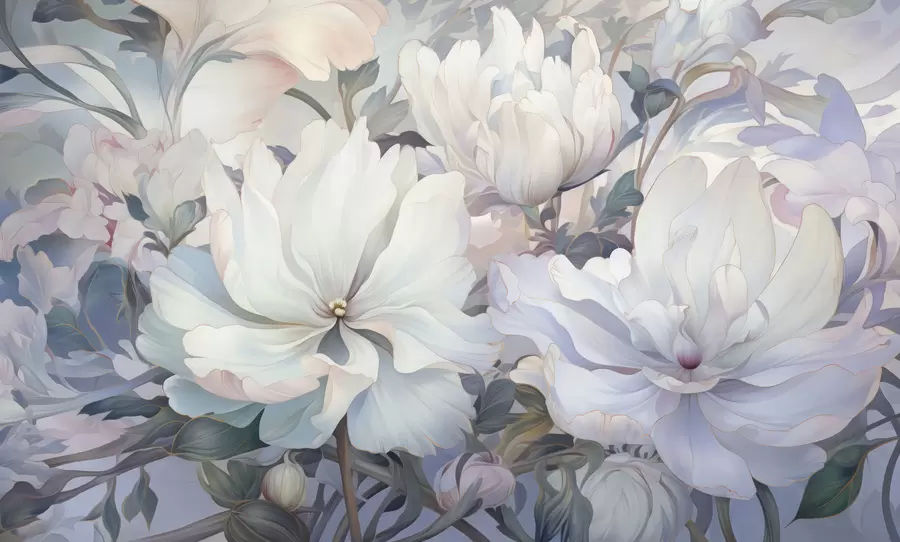 fotószőnyeg Virágos szimfónia w04999