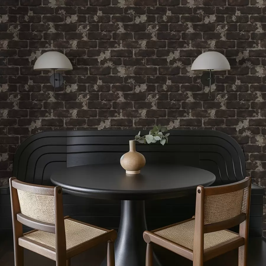 fotószőnyeg Sötétített régi téglafal kopott foltokkal a01030