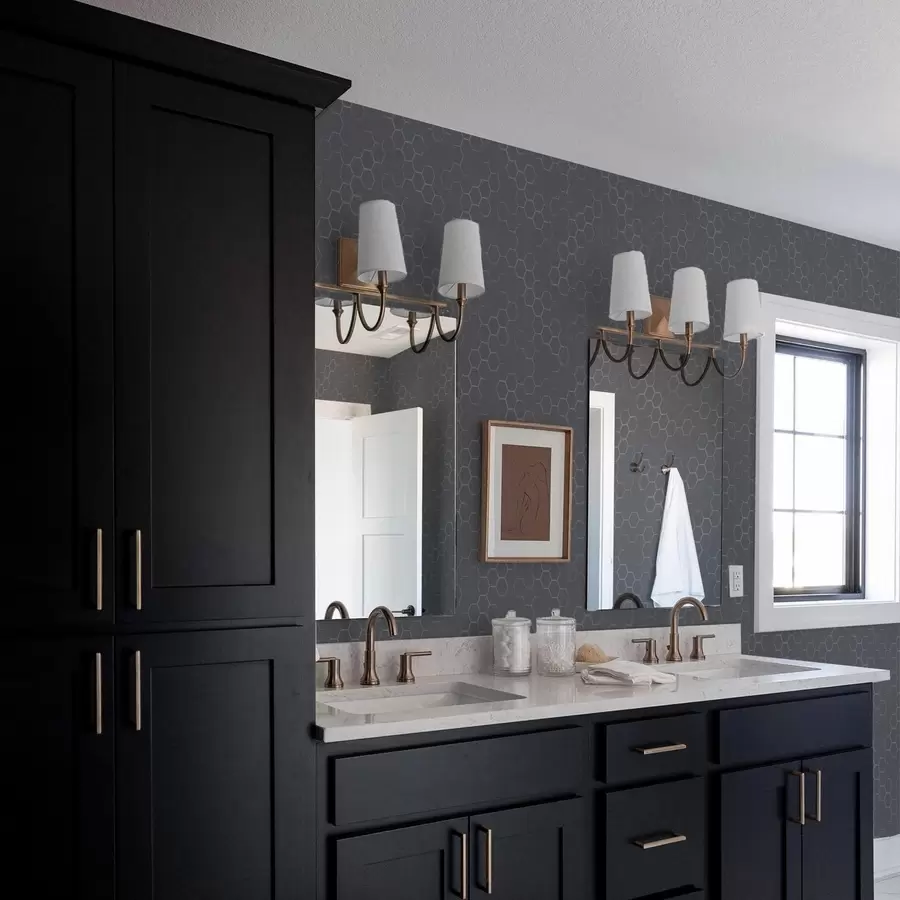 fotószőnyeg Sötét grafit méhsejt mintázat mélységhatással a01061v1