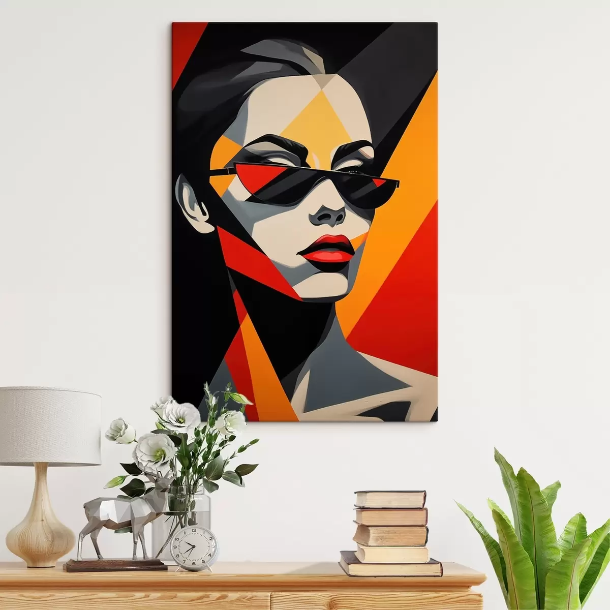 fotótapéta Absztrakt portré s46864