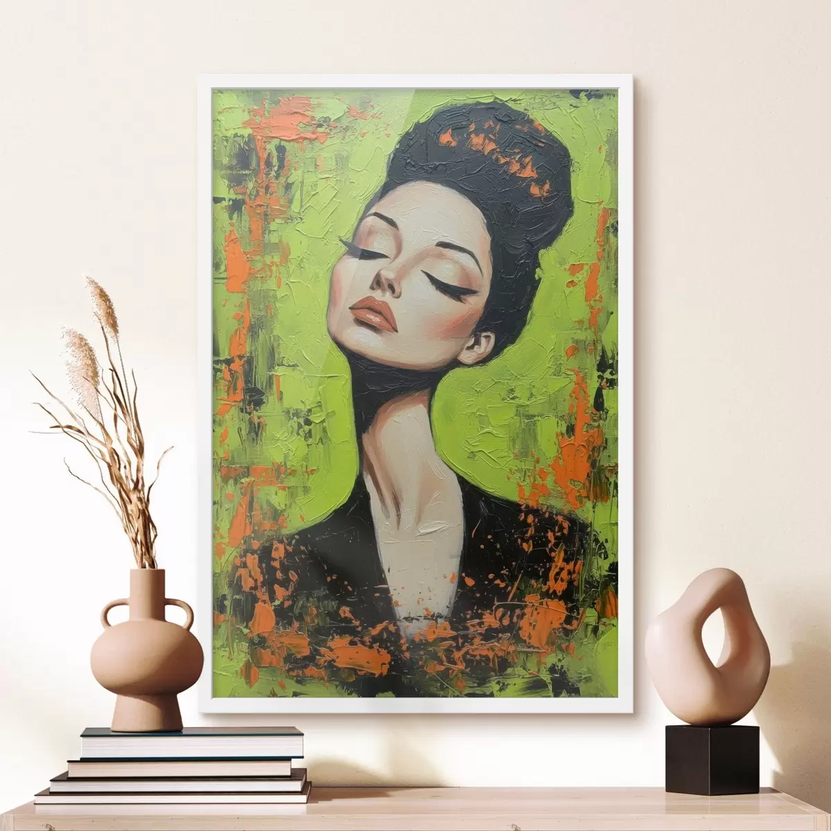 Plakát a sziklán Egy lány portréja f46860