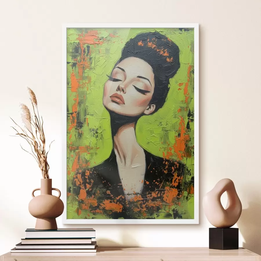 fotószőnyeg Egy lány portréja f46860