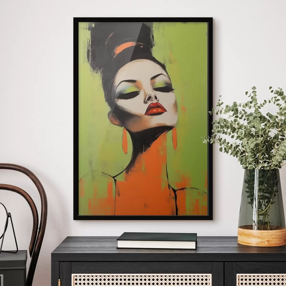 Plakát a sziklán Egy lány portréja f46866