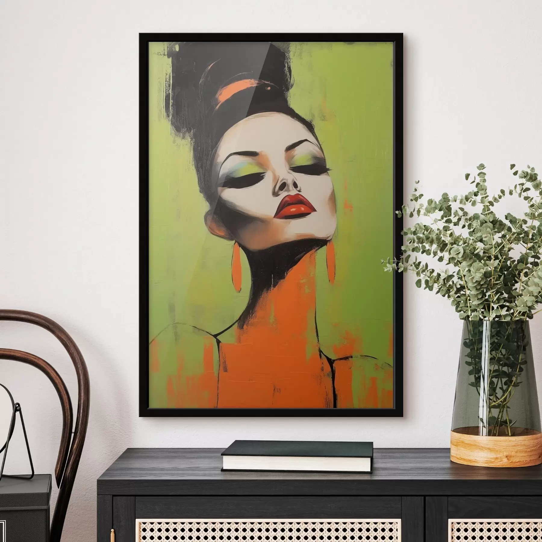 fotószőnyeg Egy lány portréja f46866