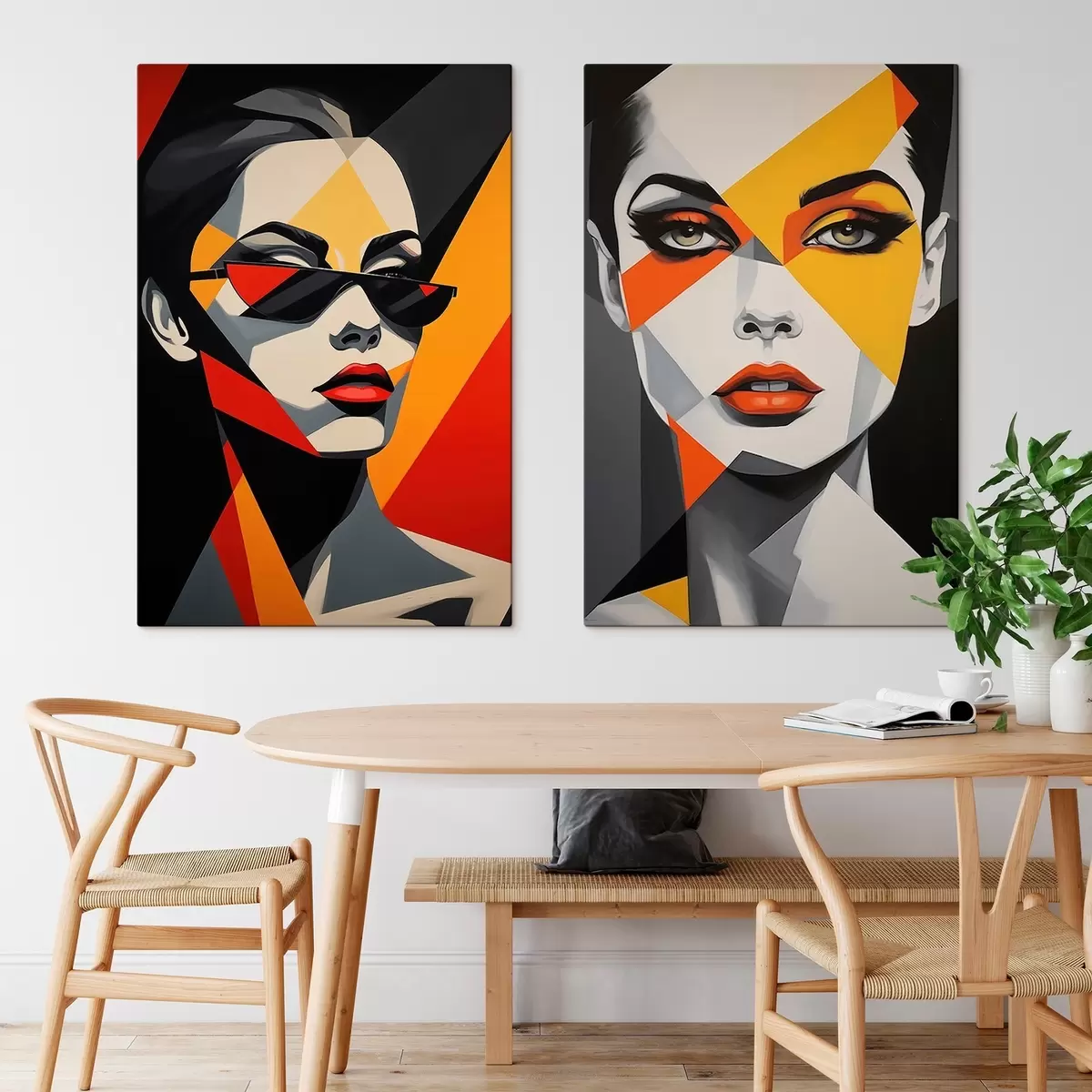 fotótapéta Absztrakt portrék m01077