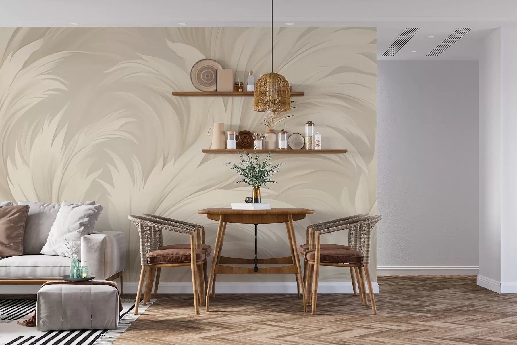 fotószőnyeg Absztrakt levelek w04987