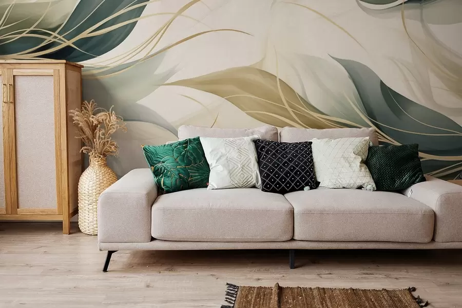 fotószőnyeg Absztrakt levelek w04990