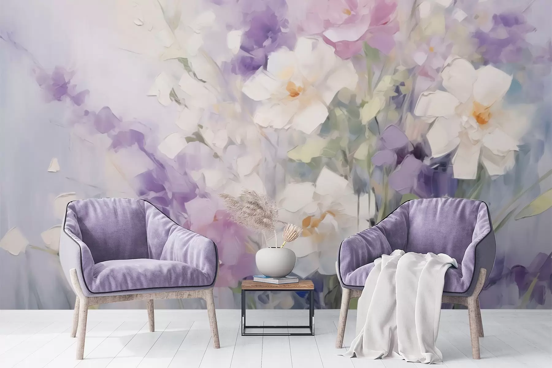 fotószőnyeg Absztrakt virágcsokor w09597