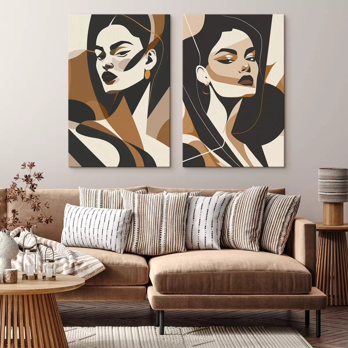 fotótapéta Női absztrakt portrék m01075