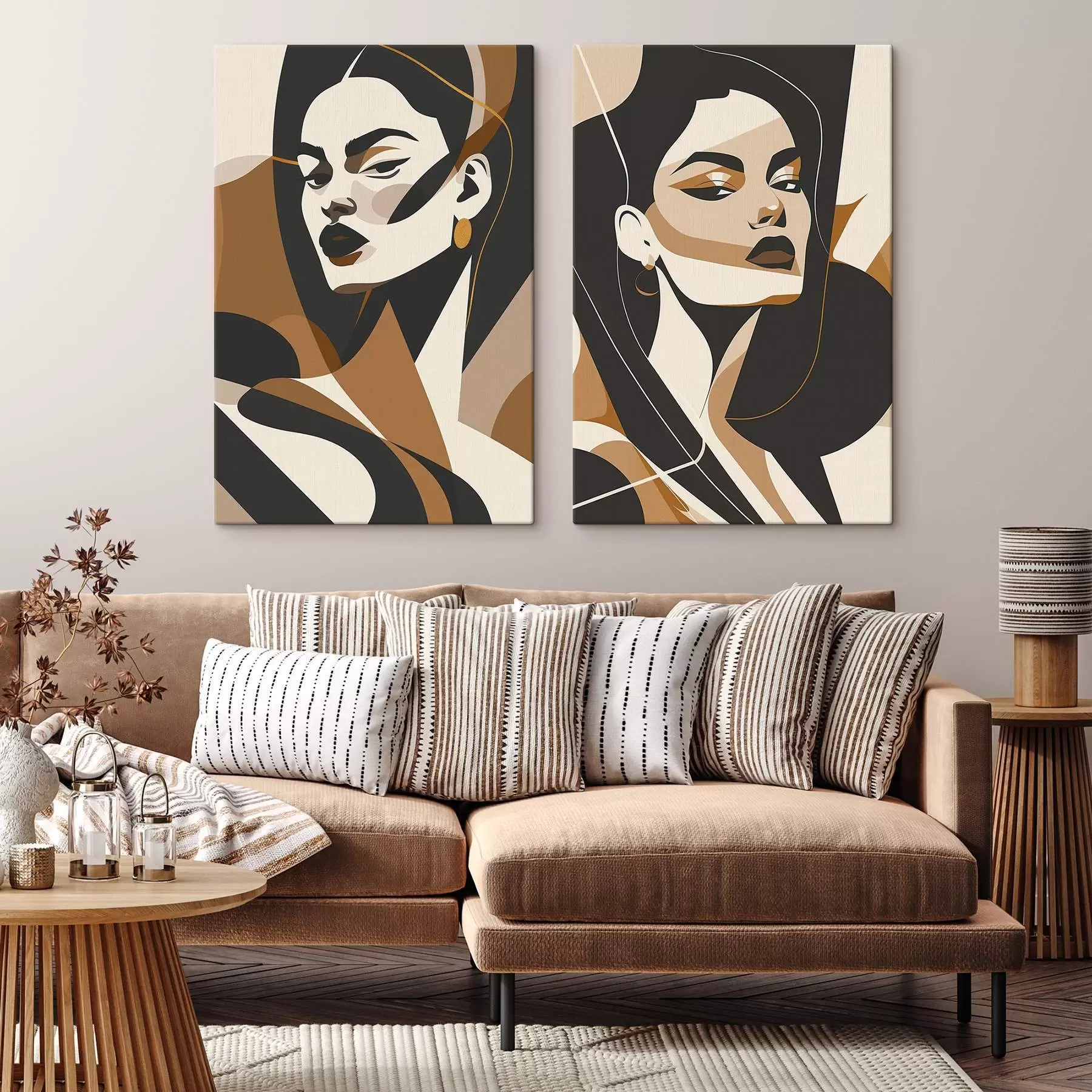 fotótapéta Női absztrakt portrék m01075