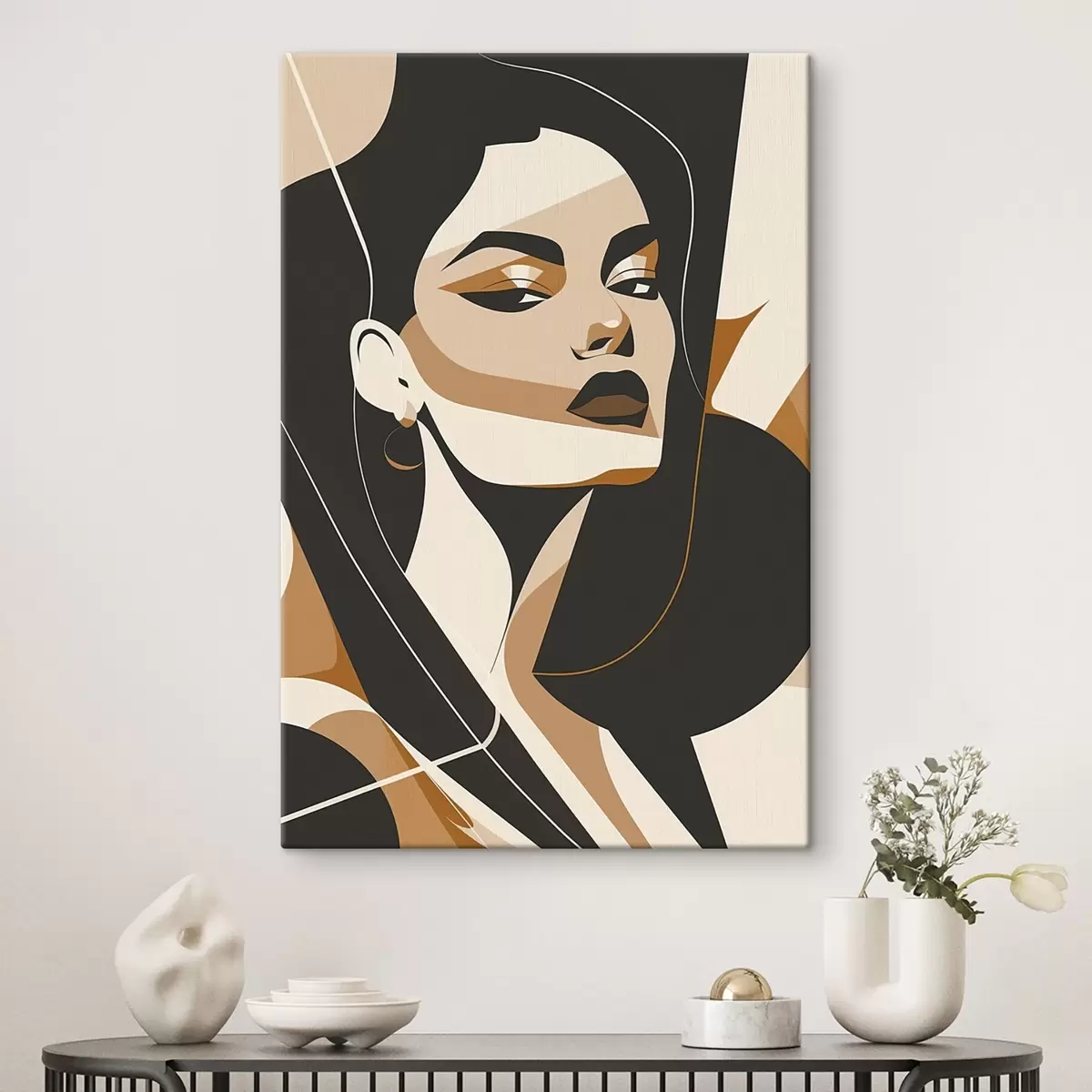 fotótapéta Női absztrakt portré s46906