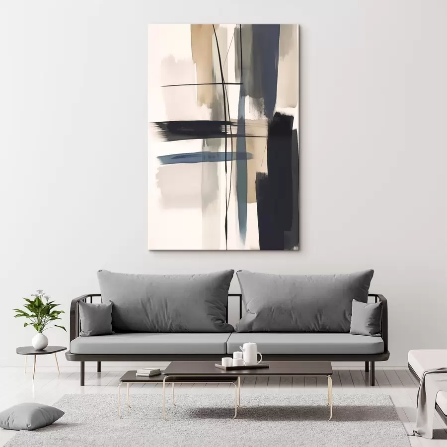 fotótapéta Absztrakt ecsetvonás-utánzás s46907