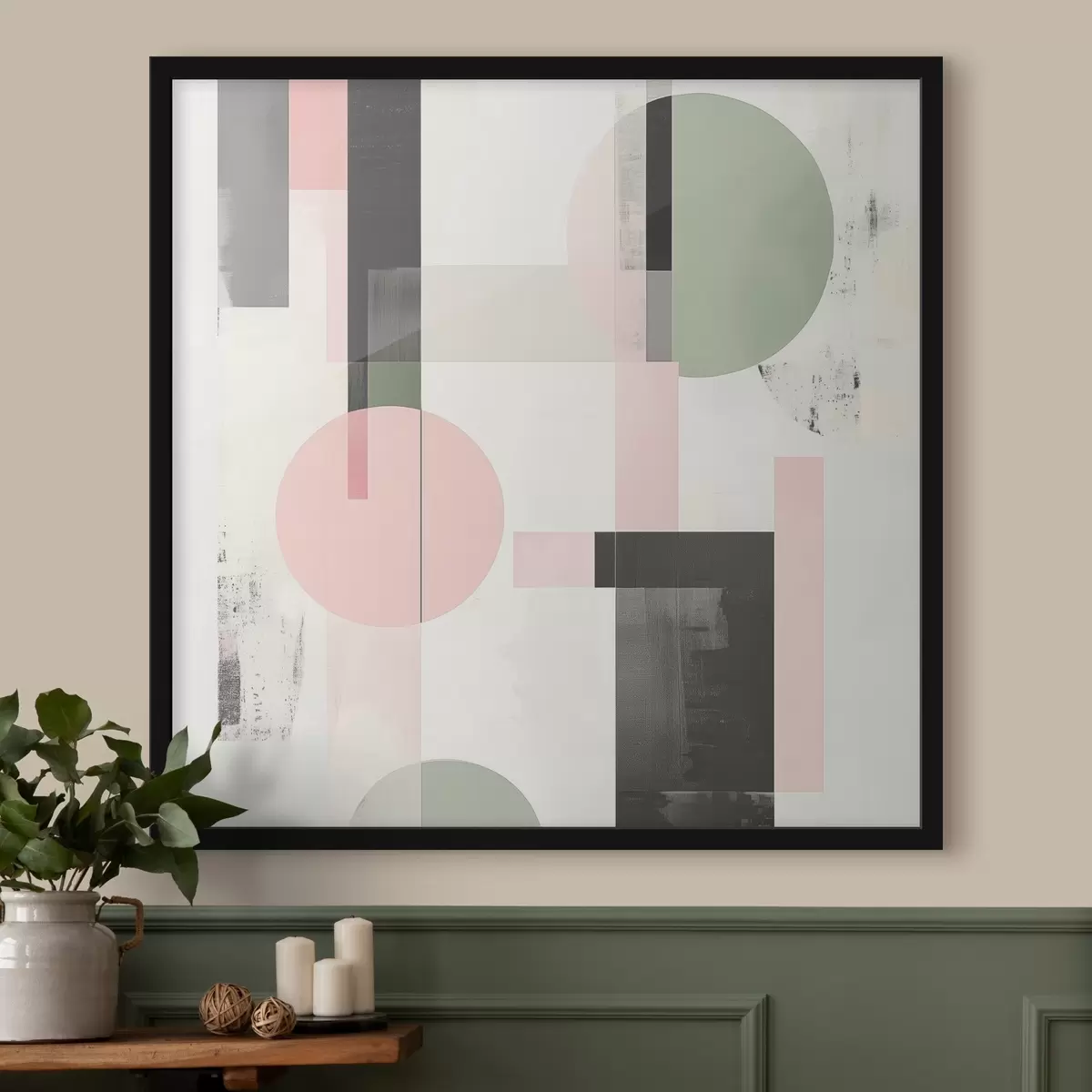 Plakát a sziklán Geometriai absztrakció f46902