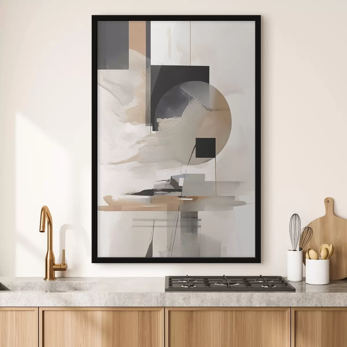 Plakát a sziklán Kortárs absztrakció f46909