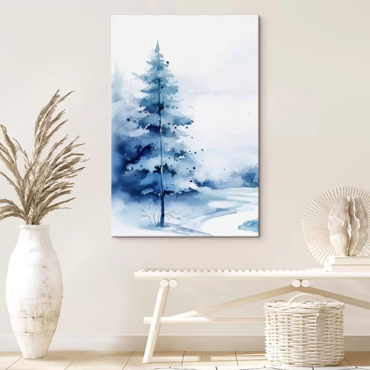 fotótapéta Fenyőfa az erdőben s46966