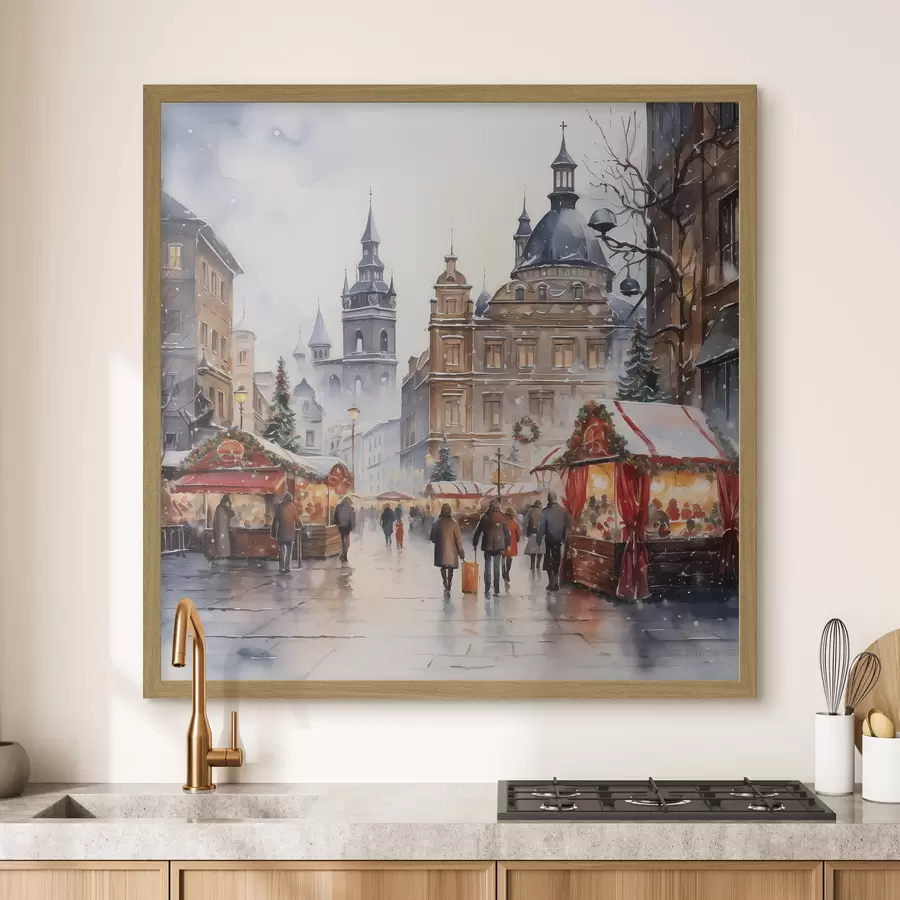 fotószőnyeg Téli Prága f46968
