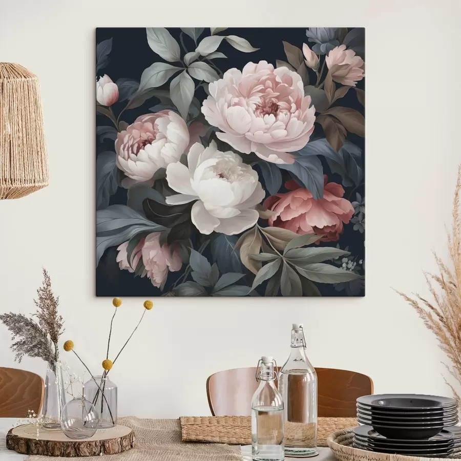 fotótapéta Dekoratív virágok s46914